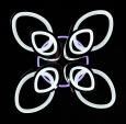 ���������� ������ LK232/4+4+A LED (white) � ��������-�������� �������� ����