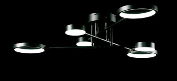 ������������ ������ L77020/3+3 LED (BLK) � ��������-�������� ������������� ����