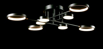 ������������ ������ L77020/4+4 LED (BLK) � ��������-�������� ������������� ����